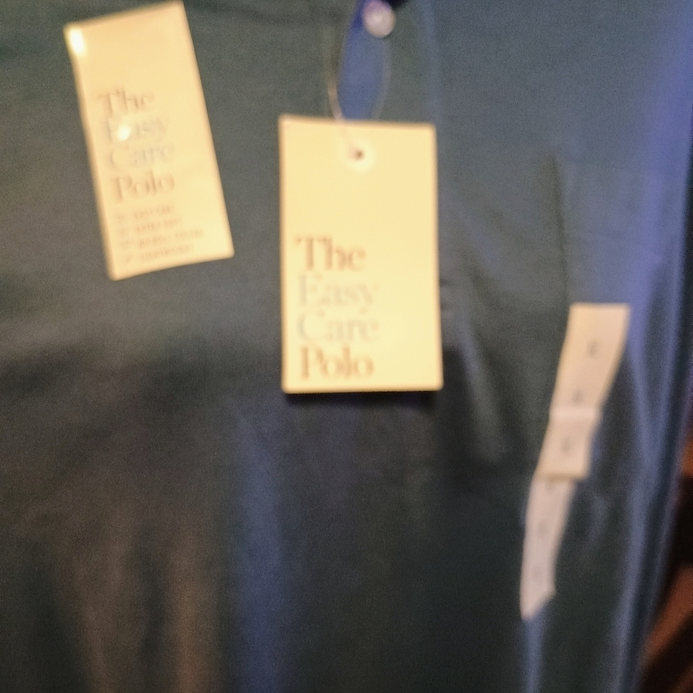 Gentlemen's Croft & Barrow extra large polo. Brand new with tags. Navy - Picture 3 of 6